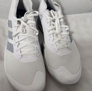Adidas Men's White and Gray Sneakers